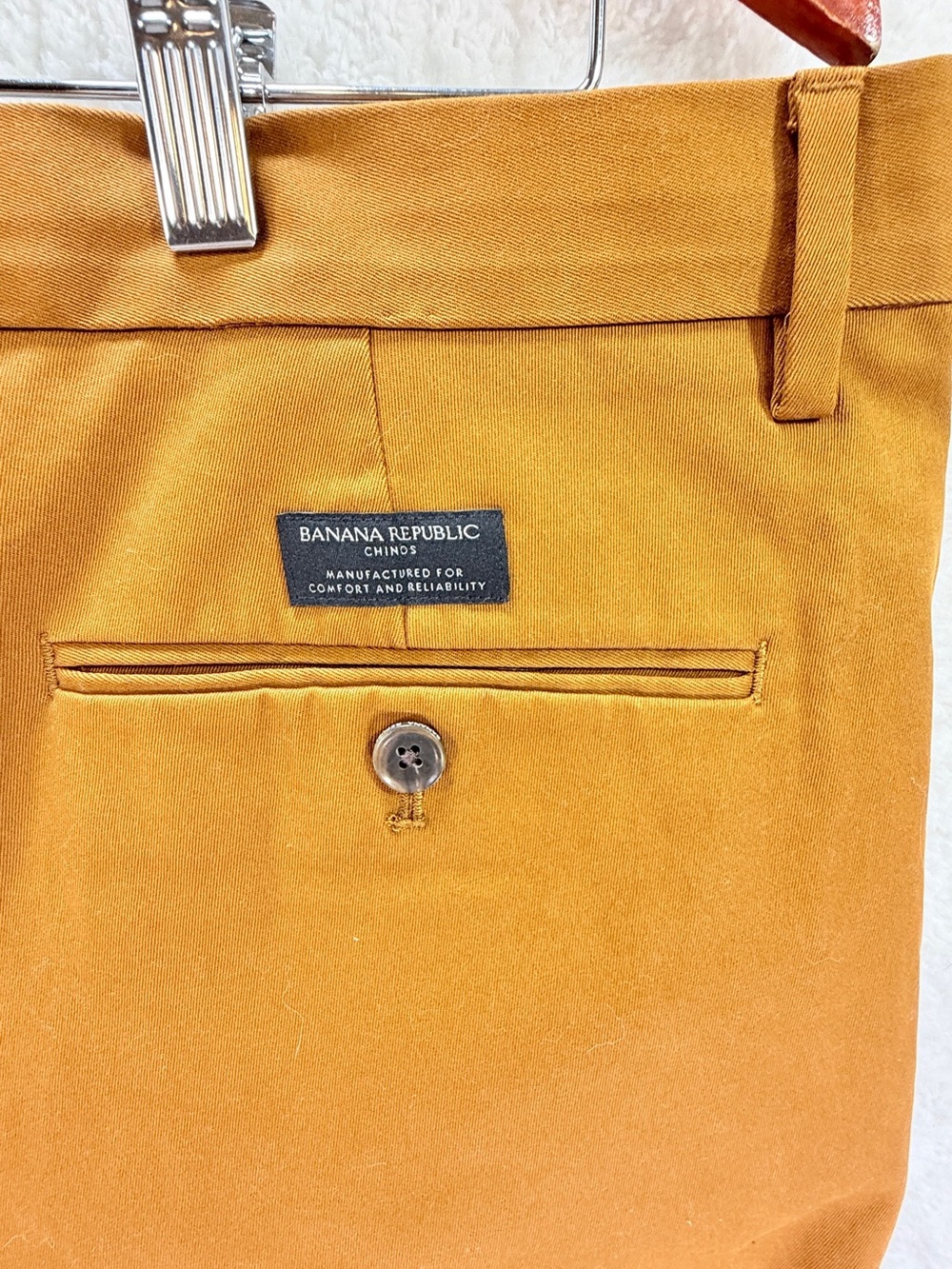 Banana Republic Rapid Movement Aiden Slim Fit Chino Pants Men’s 36x32 - Picture 8 of 8